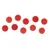 NOBO Magnete für magnetisches Whiteboards, 10 Stück, 38 mm, Rot