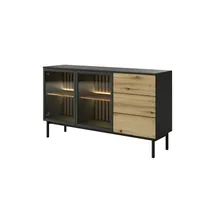 Möbel Kraft Sideboard ¦ schwarz ¦ Maße (cm): B: 149,9 H: 84,8