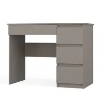 magowa MIJAS Rechts Computerschreibtisch, 4 Schubladen, Lehmfarben