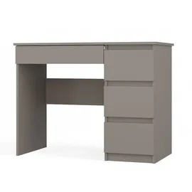 magowa MIJAS Rechts Computerschreibtisch, 4 Schubladen, Lehmfarben