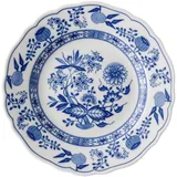 Hutschenreuther Blau Zwiebelmuster Frühstücksteller 19 cm Fahne