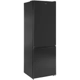 Mican Kühl-Gefrier-Kombination, Schwarz, Metall, Glas, Kunststoff, 3,1 Schubladen, D, 63x188x59.5 cm, Abtauautomatik, LED-Innenbeleuchtung, Küchen, Küchenelektrogeräte, Kühl- & Gefrierschränke, Kühlschränke, Standkühlschränke