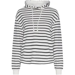 Hoodie »PCCHILLI LS HOODIE STRIPES NOOS BC«, Gr. M (38), Cloud Dancer Stripes:Black, , 13957558-M