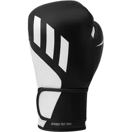 adidas Boxhandschuhe Speed Tilt 250- mit innovativer TILT-Technologie, Schwarz/Weiß, 16 oz