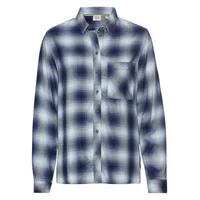 CAMEL ACTIVE Langarmbluse in blue check | M