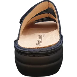 Finn Comfort FinnComfort Cisano Indigo/Marine (Blau) - Pantolette - Passformübersicht Marken Finnstretch, Blau, leder esandra/nabuk/stretchcamo) für Damen, blau, Größe 39 EU