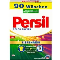 Persil Waschmittel Color Tiefenrein, Colorwaschmittel, Pulver, 5,4 kg, 90 Waschladungen),