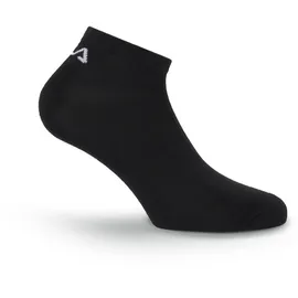 Fila UNISEX INVISIBLE PLAIN SOCKS 6er Pack Schwarz 39-42