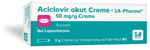 ACICLOVIR akut Creme-1A Pharma 2 g
