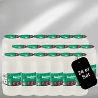 Grabkerze Nr. 5 Kompositionsöllicht - 90 Std. Brenndauer - Gedenklicht für Grab - Außenbereich - Öllichter - Friedhofskerzen - Grablaterne - Grabkerze (24, Weiß)