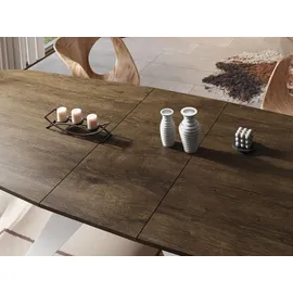 WFL GROUP Fatina 180 x 76 x 90 cm dunkelbraun