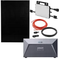 Anker Balkonkraftwerk mit Speicher E1600, 1,6kWh, 4 x 440W