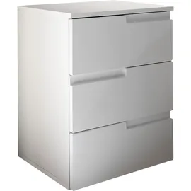 SchlafKONTOR Nachtschrank Spice 46 x 40,2 x 61,6 cm Weiß