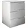 SchlafKONTOR Nachtschrank Spice 46 x 40,2 x 61,6 cm Weiß
