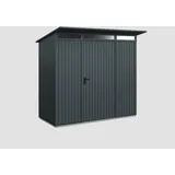 EcoStar Gerätehaus Trend-P Typ 1 anthrazitgrau 247,9 x 153 x 228,6 cm
