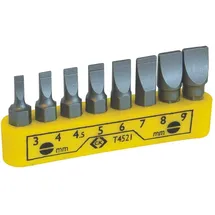 C.K Tools T4521 Bit Set 8teilig Schlitz