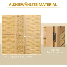 Homcom Paravent Bambus,