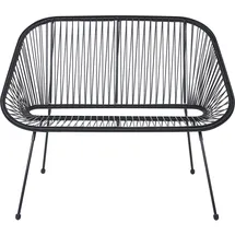Beliani Acapulco 114 x 0 x 0 cm Schwarz