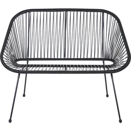 Beliani Acapulco 114 x 0 x 0 cm Schwarz