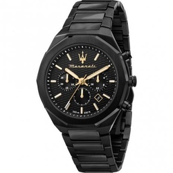 MASERATI - STILE - car black dial br black / 45 MM