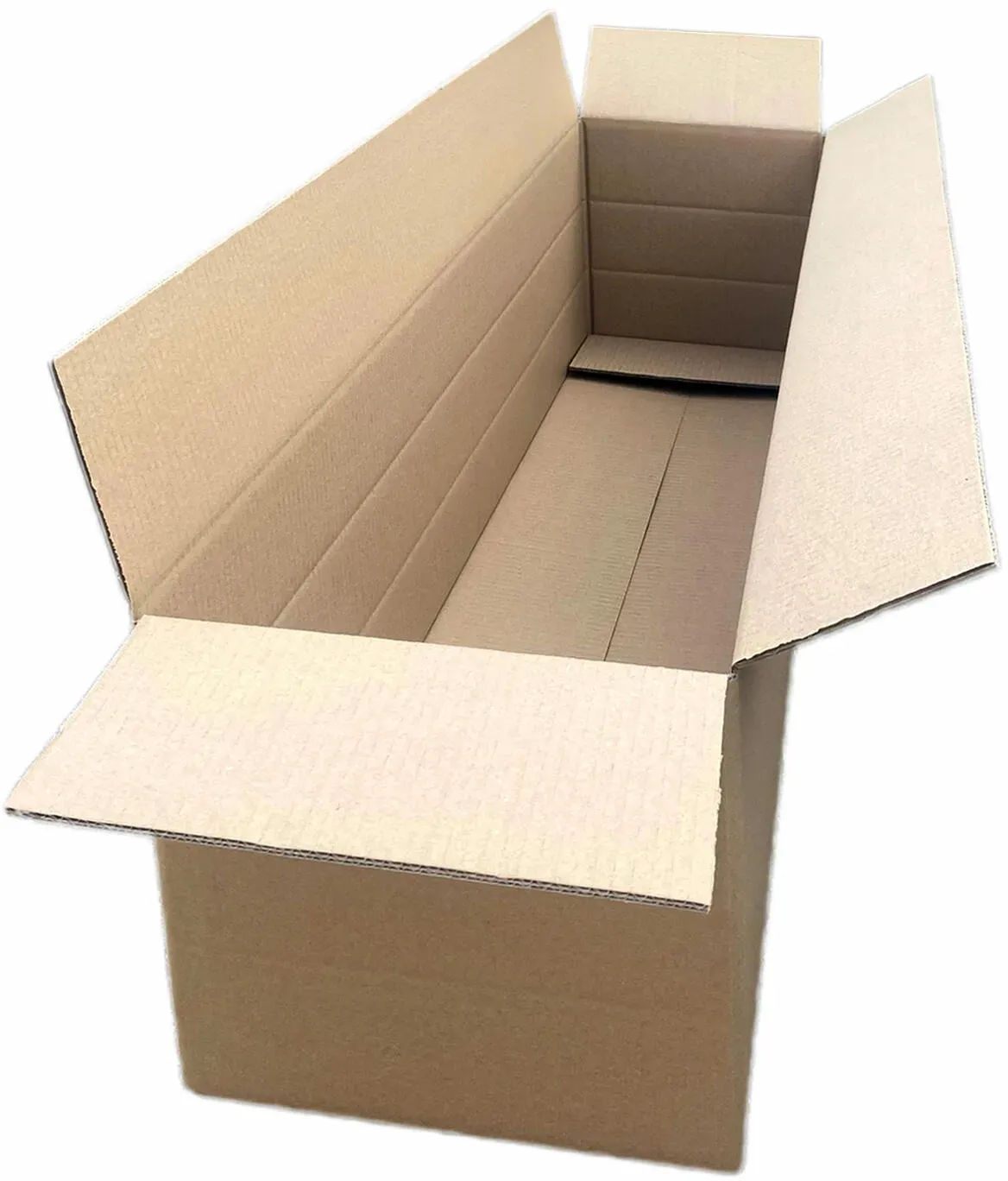 Faltkarton 1200x300x(100)-300mm mit variabler Höhe 2-wellig braun