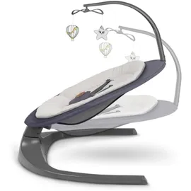 lionelo Ralf mit Melodie 4xAA Grau-Graphit + Fernbedienung, 12 Melodien, zwei Schaukelrichtungen, 5 Schaukelgeschwindigkeiten, Sperrung, Rückenlehnenverstellung, Timer, leiser Betrieb