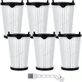 Rebirthcare 6 Stück Filter für AEG Ergorapido Akkustaubsauger Zubehör AEF150 CX7 Flexibility Animal Ersatzfilter für alle CX7-2 & QX8 Animal X Power CX7-2-45an CX7-2-i360 CX7-2-s360