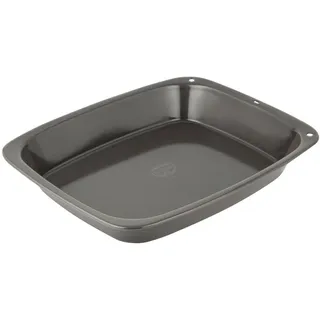 Dr. Oetker Brat- und Auflaufform Back-Spaß, Metall, 27x33 cm backofengeeignet, Kochen, Auflaufformen