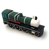 Onwomania Zug Lokomotive Lock Train Grün Funny USB Stick 64 GB USB 3.0 Speicherstick USB-Datenträger