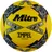 mitre Impel Futsal Futsalball - Fluo Yellow / Black / Circular Grey - 4