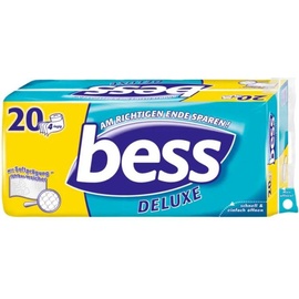 bess Toilettenpapier DELUXE 4-lagig, 20 Rollen