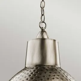 Elstead Lighting Elstead Missoula Pendelleuchte, 1-flammig, mittelgroß, Antikzinn - KL-MISSOULA-P-M