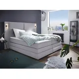 Collection AB »Copenhagen«, inklusive Bettkasten, Topper, wahlweise mit LED-Beleuchtung, grau