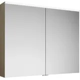 Burgbad Eqio Spiegelschrank mit LED-Aufsatzleuchte 100 cm SPGS100-F2009, Badmöbel, Eiche Dekor Cashmere