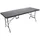Garden Pleasure Ventana Gartentisch 180 x 75 x 72 cm schwarz klappbar