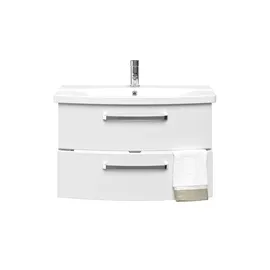 Sconto Waschtischkombination 84 x 53,7 x 46 cm Weiß
