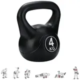 MAGIC SELECT 4 kg Kettlebell-Gewicht mit Ergonomischem Griff, Kettlebell-Hantel für Muskeltraining zu Hause und im Fitnessstudio.