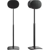 Sanus Systems Sanus WSSE3A2-B2 (1 Paar, Ständer, Höhenverstellbar), Lautsprecher Ständer + Wandmontage, Schwarz