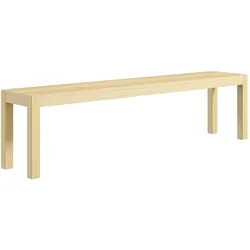 HOMCOM Sitzbank Kiefernholz