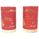 Formano LED Tischleuchte Sprüche, mit Timerfunktion, rot Motiv: Zuhause rot