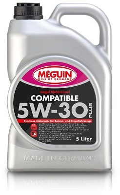 Meguin 5 L megol Motorenöl Compatible SAE 5W-30 Plus [Hersteller-Nr. 6562]