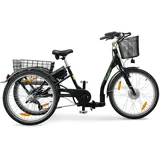 Sachsenrad T3A Trio II 40 cm 24 Zoll Unisex schwarz