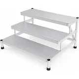 Matisère - Trittleiter Aluminium - 3 Stufen - Breite 1.50m - Mp3-150