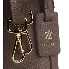 lazarotti Bologna Leather Schultertasche Leder Grau