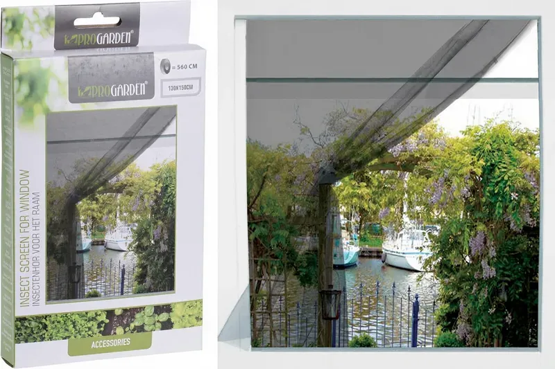 Progarden Anti-Insekten Fliegenschutz für Fenster 130 cm x 150 cm