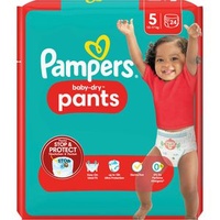 Pampers Windeln Baby-Dry Pants, Größe 5, 12-17 kg, mit Rundum-Auslaufschutz, 24 Stück