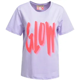 Smith & Soul T-Shirt mit Neon-Print lila M (38)