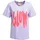 Smith & Soul T-Shirt mit Neon-Print lila M (38)