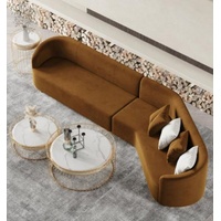 JVmoebel Ecksofa Ecksofa L-form Wohnlandschaft Relax Sitz Design Couch, Made in Europe braun