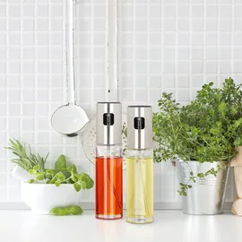 Relaxdays Essig- und Ölsprüher Set 2 x 100 ml Glas